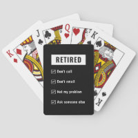 Rufen Sie nicht mein Problem Funny Retirement Gag