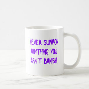 Rufen Sie nie alles zusammen, das Sie nicht Kaffeetasse