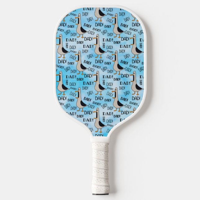 Rufen Vater Pickleball Paddle White Handle (Vorderseite)