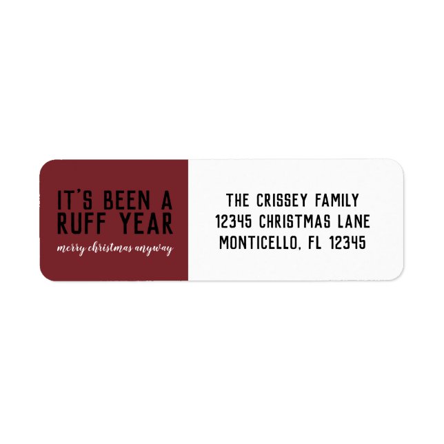 Ruff Jahr 2020 Frohe Weihnachten trotzdem (Vorne)