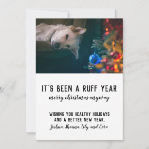 Ruff Year 2020 Weihnachtsmann Feiertagskarte