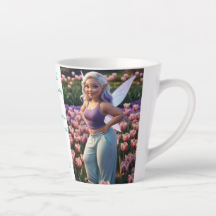 Ruffle Pedal Tulip Fairy Milchtasse