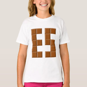 Ruffle T-Shirt für Mädchen ES SPANIEN SCHOKOLADE