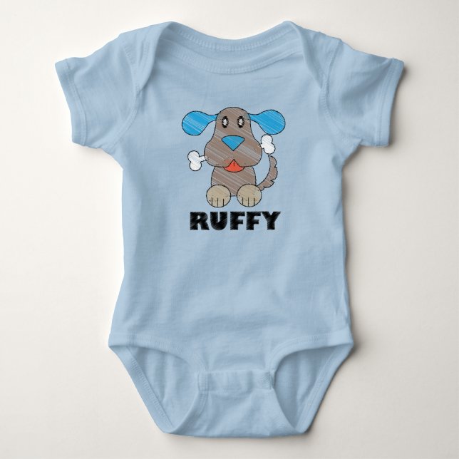 Ruffy - Baby Jersey Bodysuit Strampler (Vorderseite)