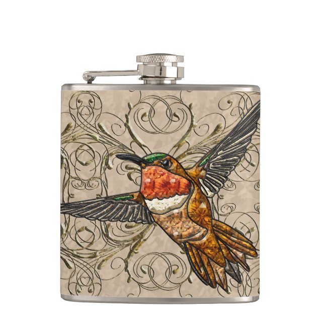 Rufous Hummingbird Flachmann (Vorderseite)