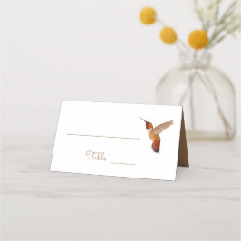 Rufous Hummingbirds Hochzeit-Platzkarte Platzkarte