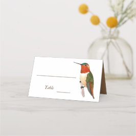 Rufous Hummingbirds Hochzeit-Platzkarte Platzkarte