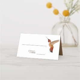 Rufous Hummingbirds Hochzeit-Platzkarte Platzkarte