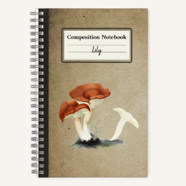 Rufous Milkcap Mushroom Personalisiert Notizbuch
