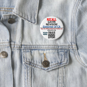 Ruft CA-Gouverneur Newsom ab oder irgendjemand QR- Button