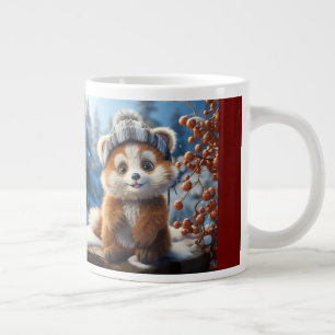 Rufus - Ein bezaubernder roter Panda Jumbo-Tasse