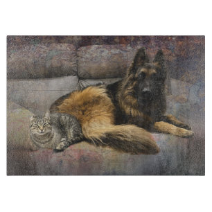 Rufus und Scampingbrett Schneidebrett