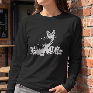 Rug Life - Parodie Gangsta-Katzen Sweatshirt T-Shirt
