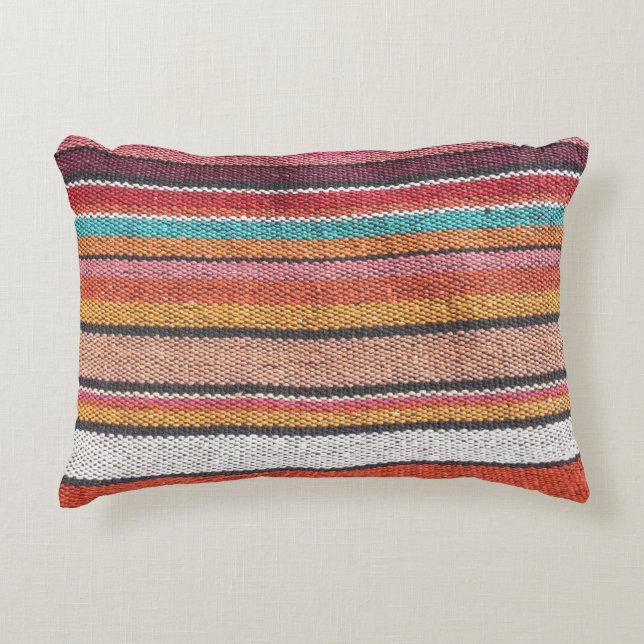Rug Richness: Mexican Peruvian Textures Dekokissen (Vorderseite)