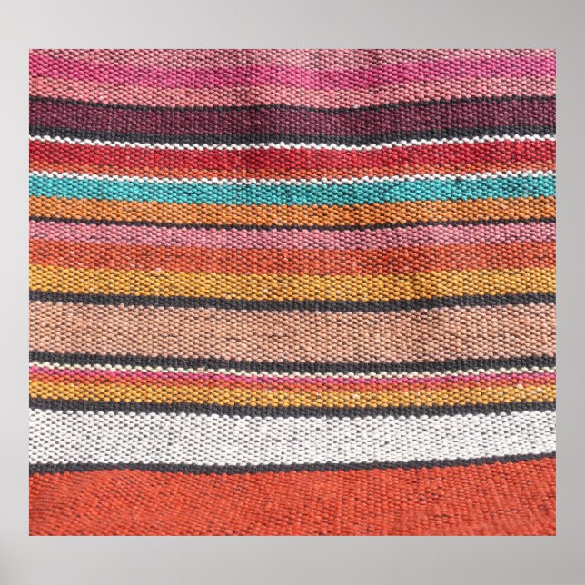 Rug Richness: Mexican Peruvian Textures Poster (Vorne)