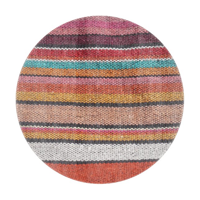 Rug Richness: Mexican Peruvian Textures Schneidebrett (Vorderseite)