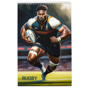 Rugby Art Calendar Kalender