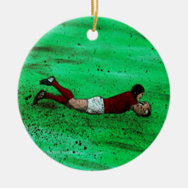 Rugby Art Keramik Keramik Ornament