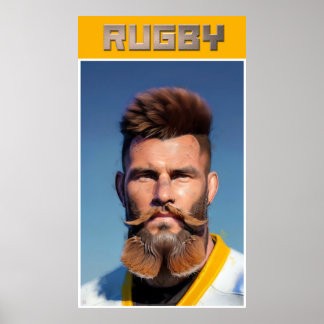 Rugby Art Poster