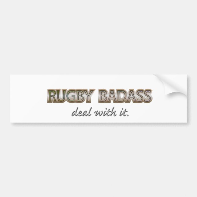 RUGBY AUTOAUFKLEBER (Vorne)