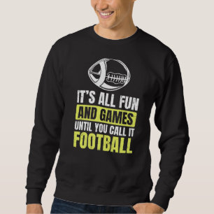 Rugby-Ball-Angebot für einen Rugby-Coach Sweatshirt