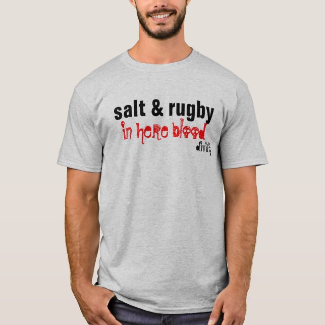Rugby-Blut T-Shirt (Vorderseite)