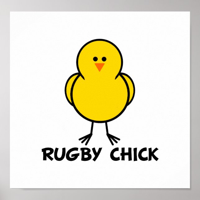 Rugby Chick Poster (Vorne)