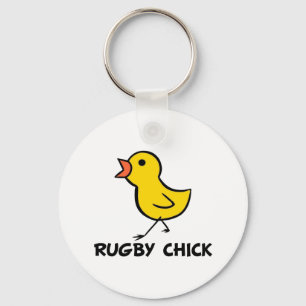 Rugby Chick Schlüsselanhänger