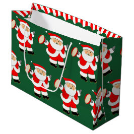 Rugby Christmas Holiday Große Geschenktüte