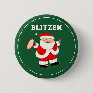 Rugby Christmas Kleinen Geschenke Button