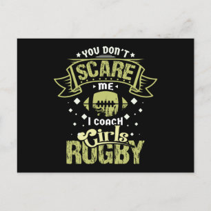 Rugby Coach Postkarte