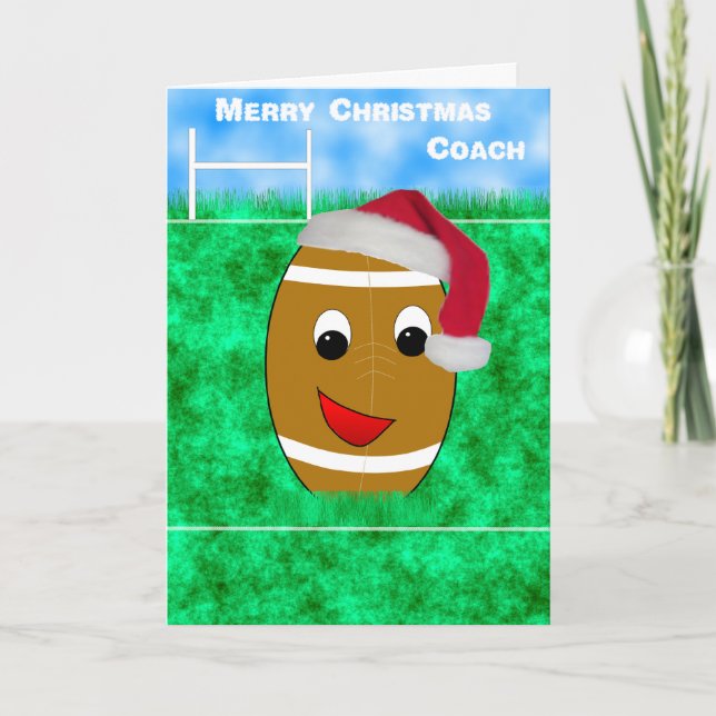 Rugby Coach Weihnachten (Vorderseite)