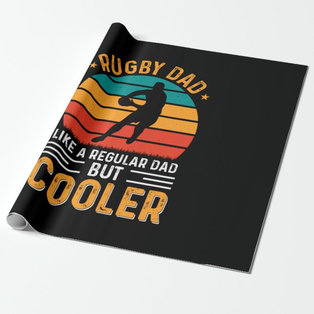 Rugby Dad Geschenkpapier (Ungerollt)