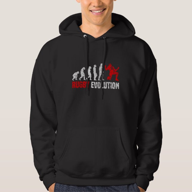 Rugby Evolution Hoodie Rugby Coach Hoodie Rugby (Vorderseite)