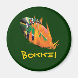 Rugby-Fans & Fans-Magnete aus Südafrika Magnet