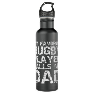 Rugby Father Gift Cool meinen Lieblings-Rugby-Play Edelstahlflasche