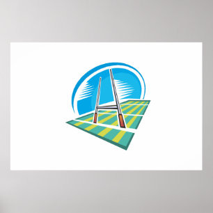 Rugby-Feld Poster