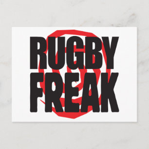 Rugby Freak Postkarte