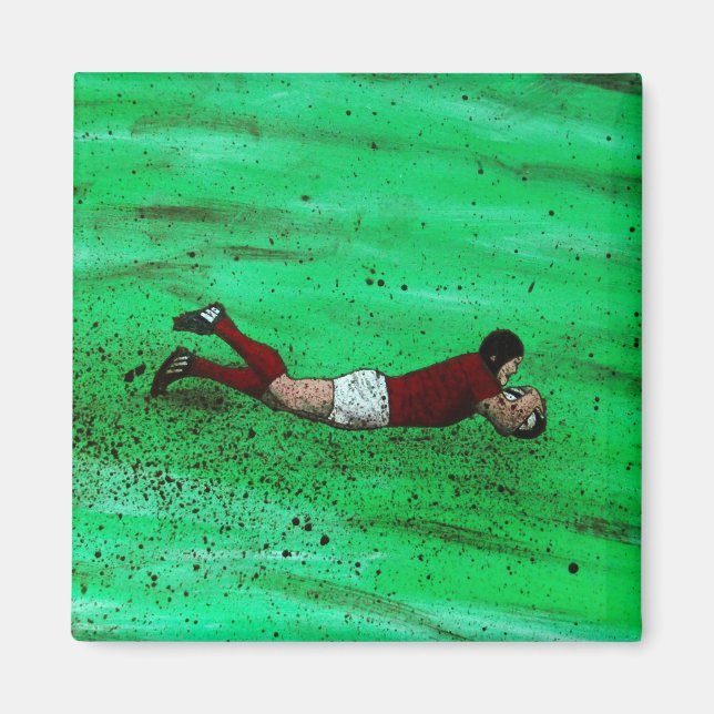 Rugby fridge magnet (Vorne)