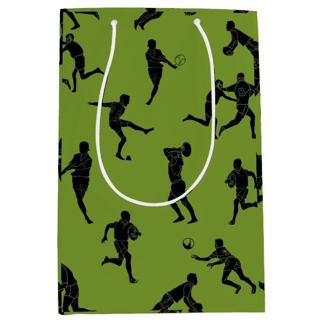 Rugby game are on mittlere geschenktüte (Vorderseite)