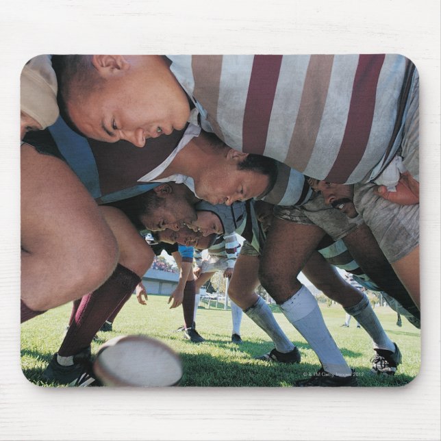 Rugby Gewerkschaft Spieler in einem Rätsel Mousepad (Vorne)
