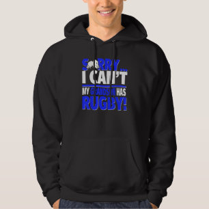 Rugby Grandma oder Rugby Grandpa Sorry I Cant Rugb Hoodie