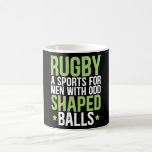 Rugby ist ein Sport für Männer mit seltsamen Kug Kaffeetasse