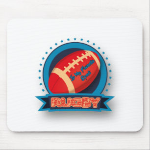 Rugby ist mein Lieblingssport, American Football L Mousepad