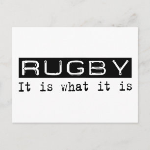 Rugby It is Postkarte
