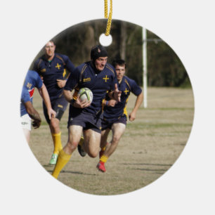 Rugby Keramik Ornament