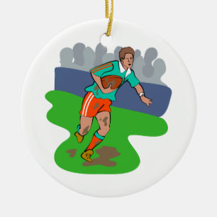 Rugby Keramikornament