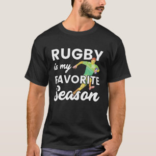 Rugby Lieblingsjahreszeit Spaß Spieler Trainer Spo T-Shirt