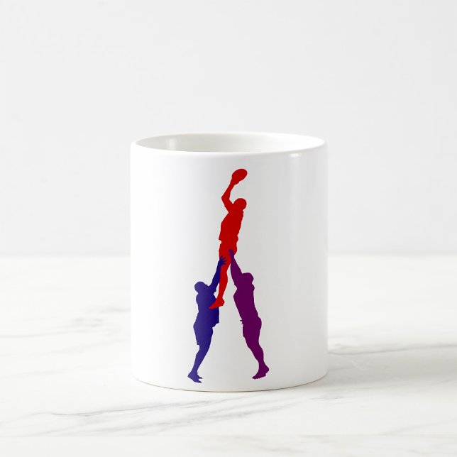 Rugby Lineout Players Sport Tasse (Von Creator hochgeladen)