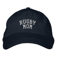 Rugby Mama bestickter Hut